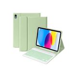 Fogy İpad Air 11 Inç M2 Çipli 6.Nesil 2024 Case ile Uyumlu Bluetooth Türkçe Q Klavyeli Kılıfı, Açık Yeşil