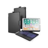 Fogy Ipad Air 2 Ve Air 1 / Pro 9.7 Inç Ve 2017 Ipad & 2018 ile Uyumlu Rgb Işıklı Bluetooth Klavye Kılıf
