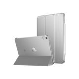 Fogy Ipad Air 5.Nesil 10.9" 2022 ile Uyumlu Kılıf Kapaklı Ince Arkası Şeffaf Mat Uyku Modlu, Gri