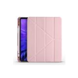 Fogy Ipad Air 5.Nesil 10.9" 2022 ile Uyumlu Standlı Kalem Bölmeli Akıllı Kılıf, Rose Gold