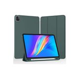 Fogy İpad Pro 11 1/2/3/4.Nesil 2018-2023 ile Uyumlu Kılıf Kılıf Kalem Bölmeli ORJ Smart Case Kabak, Koyu Yeşil