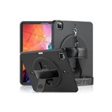Fogy Ipad Pro 12.9" 2021.2022 5. 6 Nesil ile Uyumlu Kılıf Kalem Bölmeli Tank Boyun Askılı Kapak