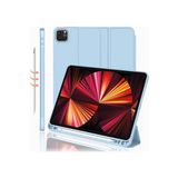 Fogy Ipad Pro 12.9" 2021.2022 5. 6 Nesil ile Uyumlu Kılıf Kılıf Kalem Bölmeli ORJ Smart Case Kabak, Mavi