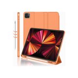 Fogy Ipad Pro 12.9" 2021.2022 5. 6 Nesil ile Uyumlu Kılıf Kılıf Kalem Bölmeli ORJ Smart Case Kabak, Turuncu