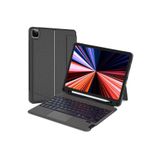 Fogy İpad Pro 13 İnç M4 Çipli 7. Nesil ile Uyumlu Klavye Mag Touchpad Klavyeli Standlı Kılıf