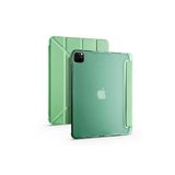 Fogy Ipad Pro 6.Nesil 12,9" Inç (M2 ÇİPLİ) 2022 ile Uyumlu Katlanır Kalemlikli Standlı Akıllı Kılıf, Açık Yeşil