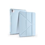 Fogy İpad Pro 7.Nesil 13"inç M4 2024 ile Uyumlu Kılıf Kalem Bölmeli Standlı Tablet Case A2837 A2933, Mavi