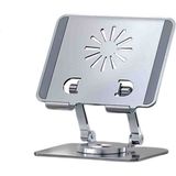 Fogy iPad Standı Metal Protatif Masaüstü 360 Derece Ayarlanabilir Stand - Gri