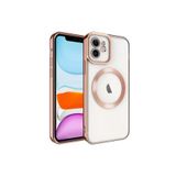 Fogy Iphone 11 ile Uyumlu Kılıf Wireless Şarj Özellikli Setro Silikon, Rose Gold
