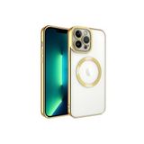 Fogy Iphone 11 Pro ile Uyumlu Kılıf Wireless Şarj Özellikli Setro Silikon, Gold