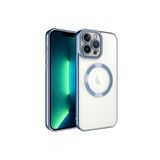 Fogy Iphone 13 Pro ile Uyumlu Kılıf Wireless Şarj Özellikli Setro Silikon, Mavi