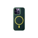 Fogy Iphone 13 Pro Max ile Uyumlu Kılıf Içi Kadife Dışı Deri Görünümlü A Kalite Forum Kapak, Koyu Yeşil
