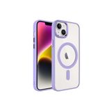 Fogy Iphone 14 (6,1) ile Uyumlu Kılıf Wireless Şarj Özellikli Silikon Kapak, Lila