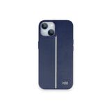 Fogy Iphone 14 ile Uyumlu Kılıf Içi Kadife Dışı Deri Görünümlü A Kalite Lizbon Kapak, Lacivert