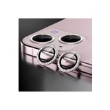 Fogy Iphone 14 Plus ile Uyumlu Swarovski Taşlı Kamera Lensi Koruma Camı, Rose Gold