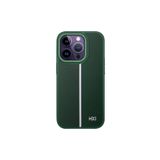 Fogy Iphone 14 Pro Max ile Uyumlu Kılıf Içi Kadife Dışı Deri Görünümlü A Kalite Lizbon Kapak, Koyu Yeşil