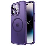 Fogy Iphone 14 Pro Max ile Uyumlu Kılıf Rocky Kapak, Derin Mor