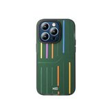 Fogy iPhone 15 Pro ile Uyumlu Kılıf Pride Edition HBC-221 Roma Kapak, Koyu Yeşil