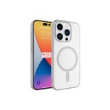 Fogy iPhone 15 Pro Max ile Uyumlu Kılıf Darbe Emici Destekli Sert Plastik Kapak, Koyu Gri