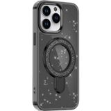 Fogy iPhone 16 Pro ile Uyumlu Şık Tarzınızı Yansıtan Darbelere Karşı dayanıklı Stan Yüzüklü Kılıf, Siyah