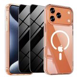 Fogy İPhone 17 Pro Max için Manyetik Kılıf Gizlilik Ekran Koruyucuları 2X, [MagSafe ile Uyumlu] i-Phone 17 Pro Max için İnce Darbeye Dayanıklı Telefon Kılıfı -Şeffaf