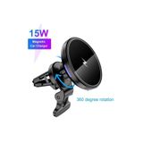 Fogy Iphone Seri 14 13 12 Pro Max ile Uyumlu Wireless Kablosuz Şarjlı Araç Telefon Tutucu Ayaklı Magnetic