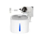 Fogy Kedi Köpek Su Pınarı Otomatik Kedi Su Şelalesi, Led Işıklı Kedi Su Sebili, Ultra Sessiz 3 Litre