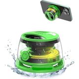 Fogy Manyetik Bluetooth Hoparlör Taşınabilir Mini Ses Speaker Telefon Standı Için 5W Kablosuz Hoparlör - Yeşil