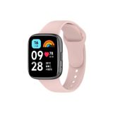 Fogy Redmi Watch 3 Active ile Uyumlu Kordon Çift renkli Strap Bileklik Kayış Tpu Kordon, Pembe