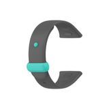 Fogy Redmi Watch 3 ile Uyumlu Kordon Çift renkli Strap Bileklik Kayış Tpu yedek kemer, Füme