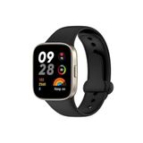 Fogy Redmi Watch 3 ile Uyumlu Kordon Çift renkli Strap Bileklik Kayış Tpu yedek kemer, Siyah