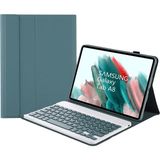 Fogy Samsung Galaxy Tab A8 10.5" 2022 SM-X200 Için Çıkarılabilir Bluetooth Klavyeli Klavye Kılıfı - Koyu Yeşil