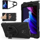 Fogy Samsung Galaxy Tab Active 5 SM-X306 Case Ergonomik Tasarım ve Kolay Kullanım Zırh Tablet Kılıfı - Gri - Siyah