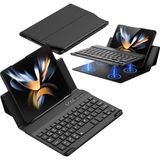 Fogy Samsung Galaxy Z Fold 5 Uyumlu Standlı Bluetooth Klavyeli ve Keyboard Kapak - Siyah