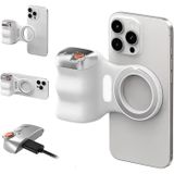 Fogy Tiktok Fun Shot Cep Telefonu Sapı, Manyetik Akıllı Telefon Tutucu, Çıkarılabilir Bluetooth Uzaktan Kumandalı- 1/4 inç Dişli, Cep Telefonu Sapı iPhone Android Selfie Vlog