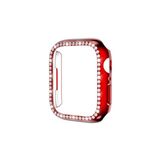 Fogy Watch 1 2 3 4 5 6 38mm ile Uyumlu Taşlı Kasa Ve Ekran Koruyucu 360 Tam Koruma Kılıf, Kırmızı