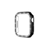 Fogy Watch 1 2 3 4 5 6 42mm ile Uyumlu Taşlı Kasa Ve Ekran Koruyucu 360 Tam Koruma Kılıf, Siyah