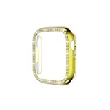 Fogy Watch 1 2 3 4 5 6 44mm ile Uyumlu Taşlı Kasa Ve Ekran Koruyucu 360 Tam Koruma Kılıf, Gold
