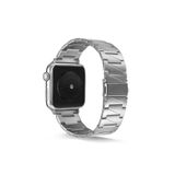 Fogy Watch 1 2 3 4 5 6 Se 40mm ile Uyumlu Metal Katlamalı Üçgen Parçalı Şık Tasarım Kordon (Saat Değildir), Gümüş