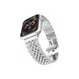 Fogy Watch 2 3 4 5 6 Se 40mm ile Uyumlu Parlak Metal Göz Alıcı Tasarım Metal Kordon, Gümüş