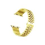 Fogy Watch 2 3 4 5 6 Se 42mm ile Uyumlu Parlak Metal Göz Alıcı Tasarım Metal Kordon, Gold