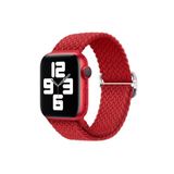 Fogy Watch 3 4 5 6 7 8 Se 9 38 40 41mm ile Uyumlu Kordon Örgü Tokalı Kordon, Kırmızı