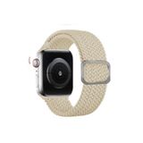 Fogy Watch 3 4 5 6 7 8 Se 9 38 40 41mm ile Uyumlu Kordon Örgü Tokalı Kordon, Krem Rengi