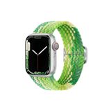 Fogy Watch 3 4 5 6 7 8 Se 9 38 40 41mm ile Uyumlu Kordon Örgü Tokalı Kordon, Lime-Çok Renkli