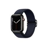 Fogy Watch 3 4 5 6 7 8 Se 9 38 40 41mm ile Uyumlu Kordon Örgü Tokalı Kordon, Midnight