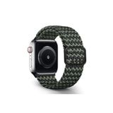 Fogy Watch 3 4 5 6 7 8 Se 9 38 40 41mm ile Uyumlu Kordon Örgü Tokalı Kordon, Siyah-Yeşil