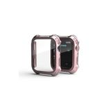 Fogy Watch 7 41mm ile Uyumlu Kasa Ve Ekran Koruyucu 360 Derece Tam Koruma Gard 10, Rose Gold
