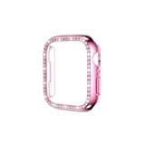 Fogy Watch 7 41mm ile Uyumlu Taşlı Kasa Ve Ekran Koruyucu 360 Tam Koruma Kılıf, Pembe