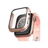 Fogy Watch 7-8 45mm ile Uyumlu Kasa Ve Ekran Koruyucu 360 Tam Koruma Kılıf, Pembe