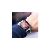 Fogy Watch 7-8 45mm ile Uyumlu Kasa Ve Ekran Koruyucu 360 Tam Koruma Kılıf, Rose Gold